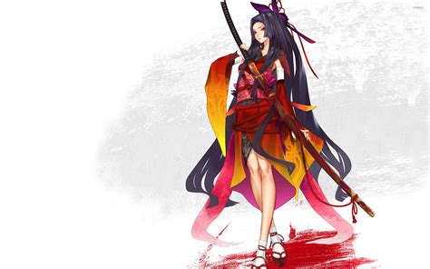 Sen Tokugawa Hyakka Ryoran Samurai Girls Wallpaper Anime