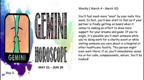 Gemini Weekly Horoscope This Week Youtube