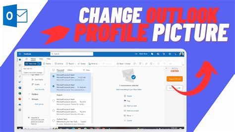 How To Change Outlook Profile Picture Quick And Easy Youtube