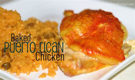 This is a family recipe from my mot. Baked Puerto Rican Chicken | CrystalandComp.com