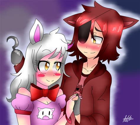 Tony Crynight Foxy X Mangle Human Version By Waterfox Studios On Deviantart