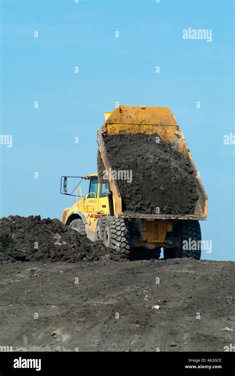 Large Dump Truck Earth Moving Construction Vehicle Trucks Volvo Giant