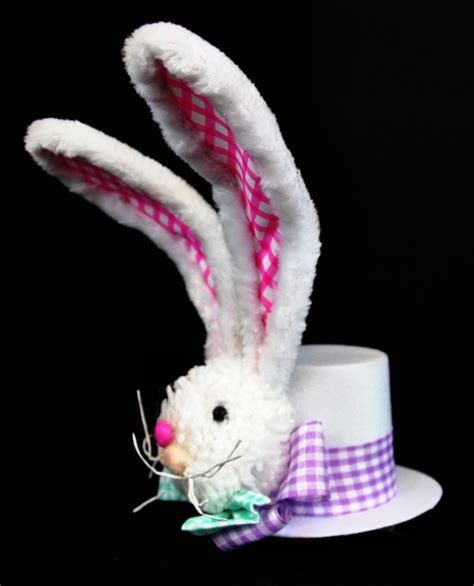 Spring Easter Bunny Mini Top Hat Carnivalcollectibles