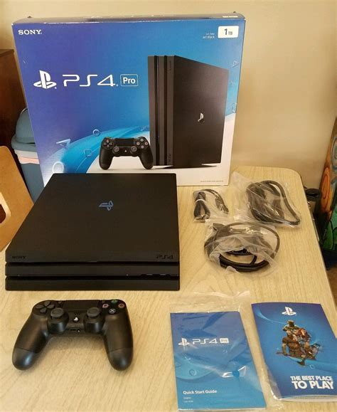Ps4 Pro Sony Playstation 4 Pro 1tb Black Console Ps Console Sony