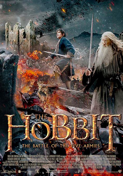 Poster The Hobbit The Battle Of The Five Armies 2014 Poster