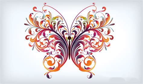 A Beautiful Graphic Design Butterfly Wallpaper
