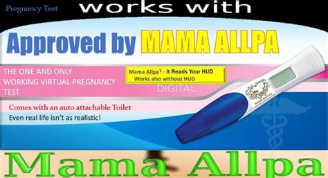 Second Life Marketplace Mama Allpa Pregnancy Test
