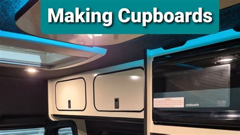 How To Make Camper Overhead Lockers Cupboards With 15mm Lightweight