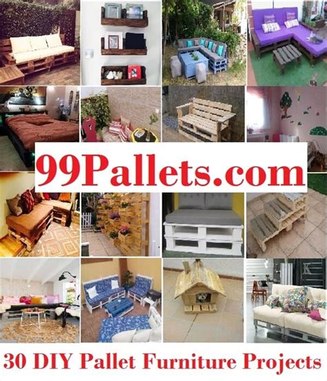 30 Diy Pallet Furniture Projects 99 Pallets