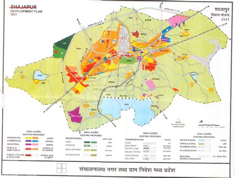 Shajapur Master Plan 2021 Map Master Plans India