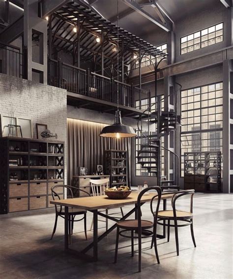 Industrial Modern Design Industrial Style Living Room Design The