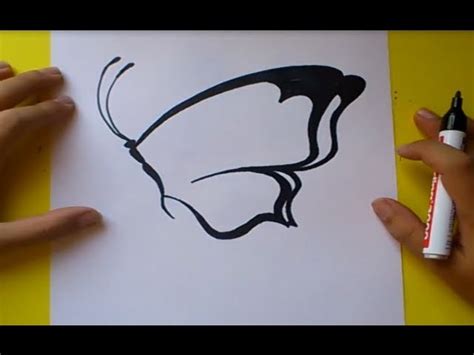 Como Dibujar Una Mariposa Paso A Paso 3 How To Draw A Butterfly 3