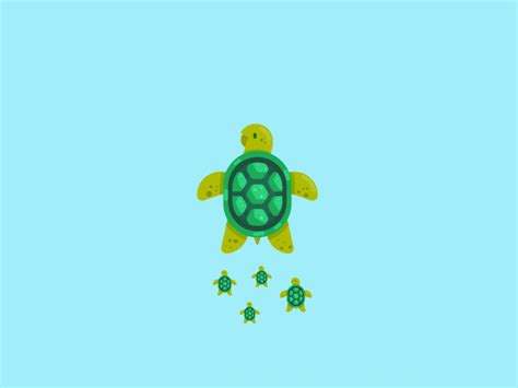 Sea Turtle Animated 
