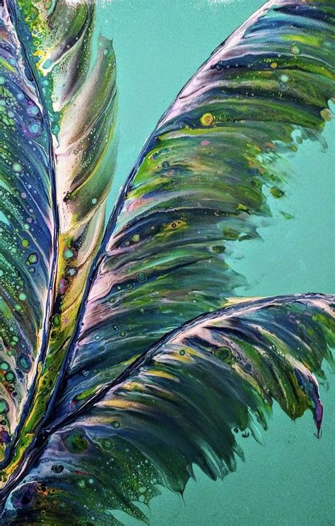 Palm Fronds Painting By Christina Hickey Fine Art America