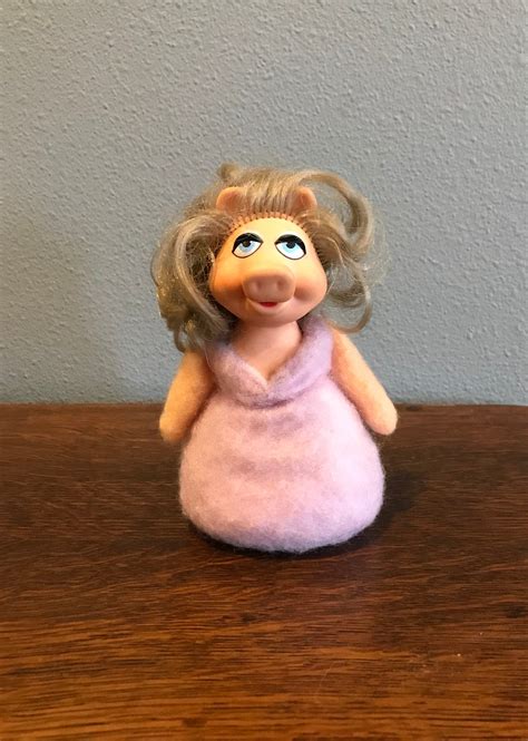 A Wonderful Fisher Price Beanbag Muppet Toy From 1979 Featuring Miss