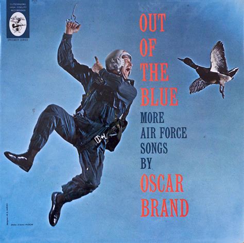 Oscar Brand Out Of The Blue More Air Force Songs 1959 1st Vinyl