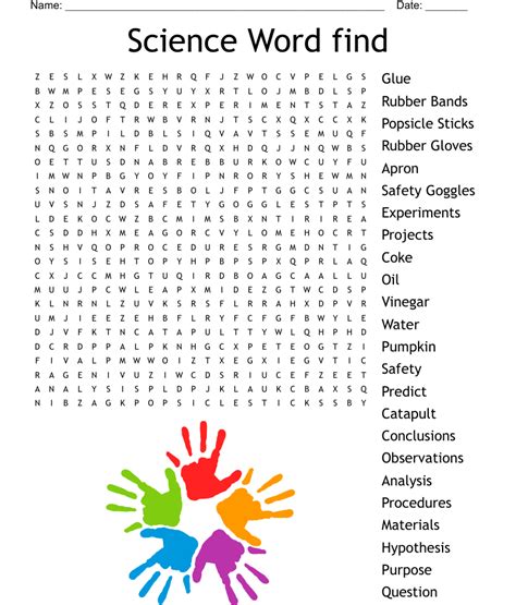 Science Word Find Word Search Wordmint