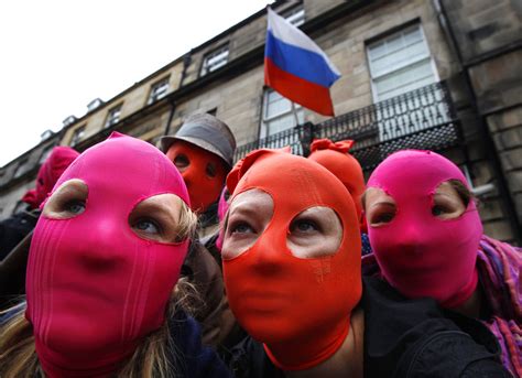 Pussy Riot Band Sentenced To Two Years Verdict Sparks Bright Ski Mask