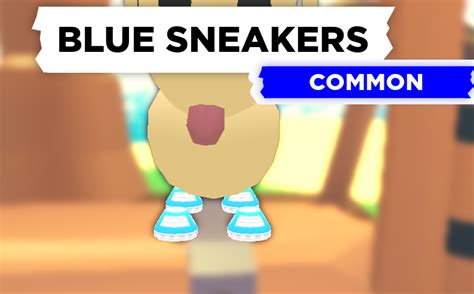 Codes are able to be redeemed in the box on the left of the screen to the left of the mute button. Blue Sneakers | Adopt Me! Wiki | Fandom