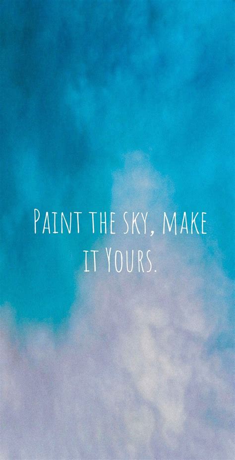 Aesthetic Cloudy Sky Wallpapers With Quotes Ethereal Aesthetic Blue
