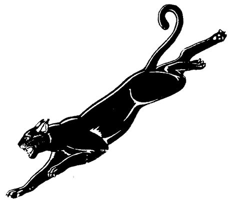 Black Panther Silhouette Clipart Best