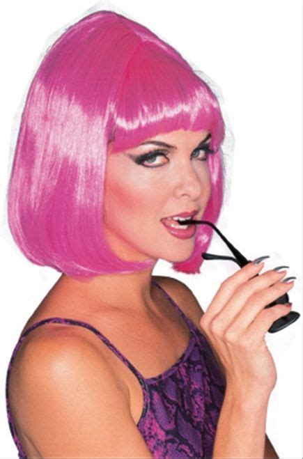 Starlet 50s Beehive Pink Wig Complete A Fun 50s Pink Beehive Look In