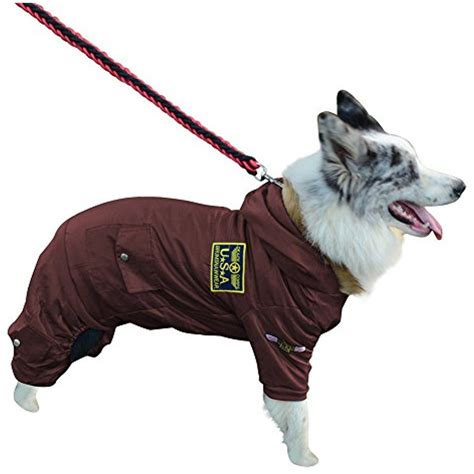 Pet Dog Warm Jacket Waterproof Windproof Hooded Winter Clothes Air