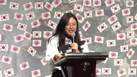 Lomba Pidato Bahasa Korea 6 YouTube