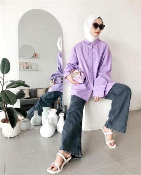 Baju Warna Lilac Cocok Dengan Jilbab Warna Apa Saja Ini Inspirasinya