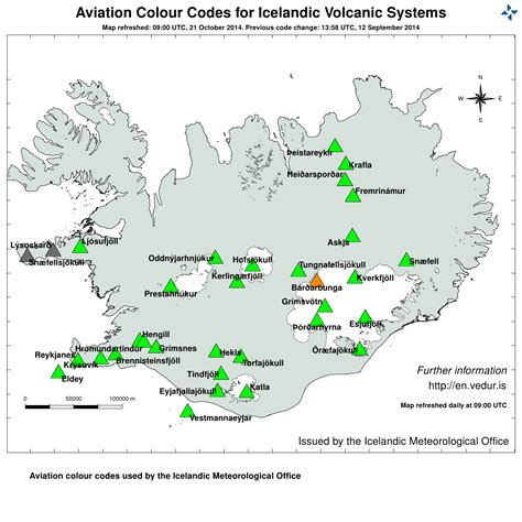 Map Volcano In Iceland Volcano Erupt
