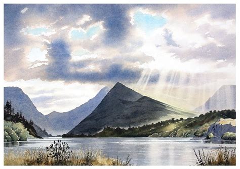 Original Watercolour Paintings And Signed Prints Of Snowdonia North