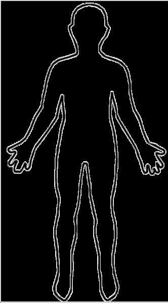Human Body Outline Printable File Outline Body Body Outline Human