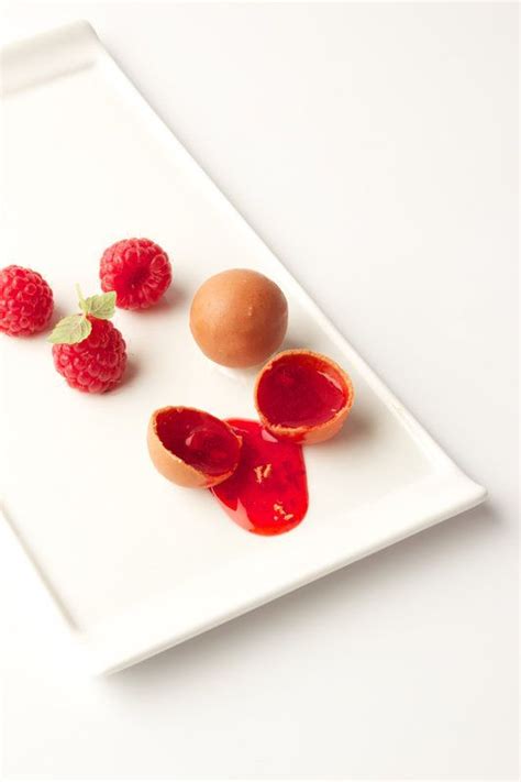 Chocolate Balls Filled With Liquid Raspberries Gastronomixs