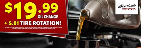 Oil Change And Tire Rotation Bev Smith Toyota