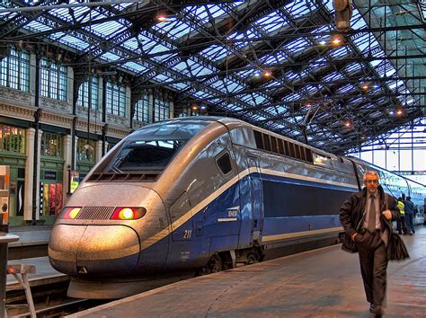 Tgv At The Train Station Photograph By Paris France Fine Art America