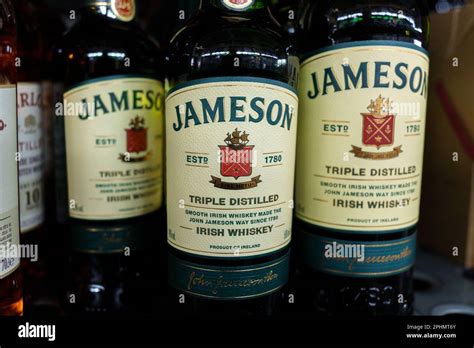 Tyumen Russia March 17 2023 Jameson Irish Whiskey Blender On