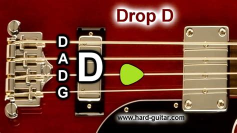 Drop D Bass Guitar Tuner D A D G Tuning For 4 Strings Youtube