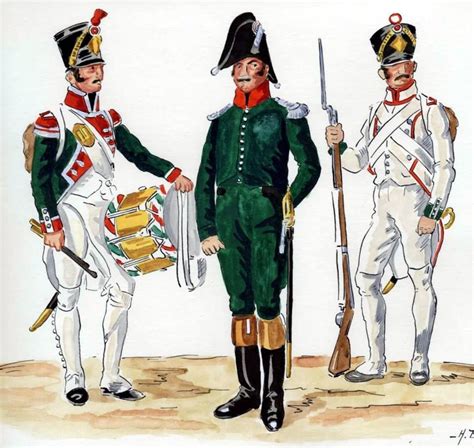 Kingdom Of Italy St Regiment Of Line Infantry In Early From Left