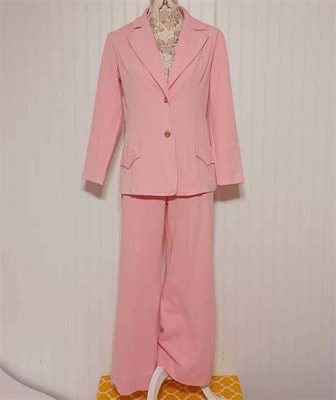 Pink Pant Suit Vintage Gem