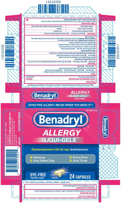 Ice cream vending ice gel pack. Benadryl Allergy Liqui-Gels (capsule, liquid filled ...