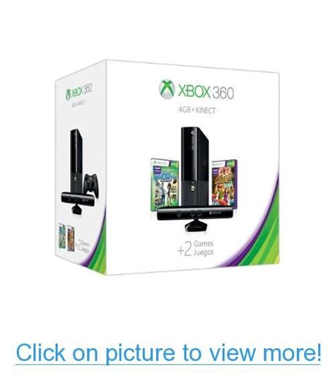 Xbox 360 4gb Kinect Holiday Value Bundle Features Two Great Games
