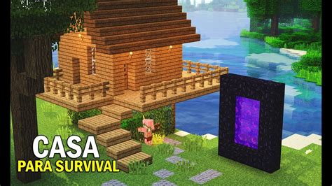 Minecraft Construindo Uma Casa Simples Para Survival Manyacraft