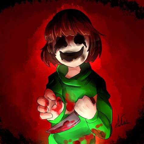 Jumpscare Chara Scary Undertale And Frisk