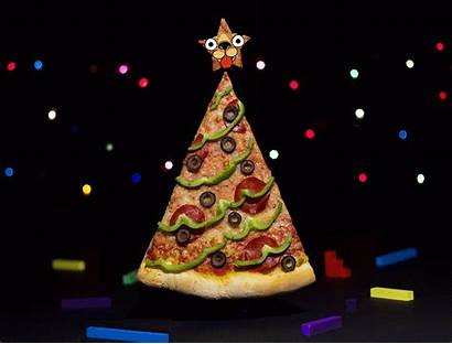 Pizza Christmas Tree Giphy Gifs Parties