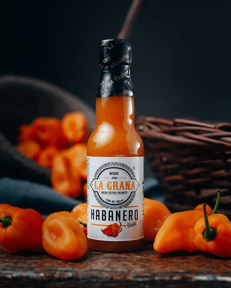 La Grana Authentic Mexican Hot Sauce Habanero Flavor