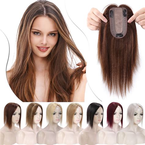 Sego Clip In Hair Extensions Human Hair Toppers 100 Real Human Hair