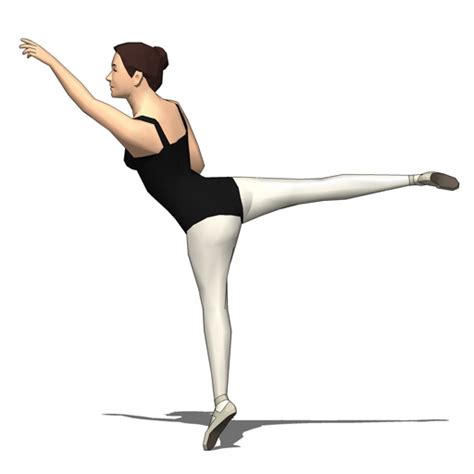 Female Ballet Dancers 3d Model Formfonts 3d Models And Textures