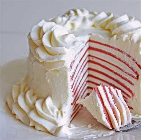 Using this simple crepe cake technique, you can turn any of your favorite cake fillings into visually stunning, multilayered masterpieces. Low Carb Red Velvet Crepe Cake | I Breathe I'm Hungry
