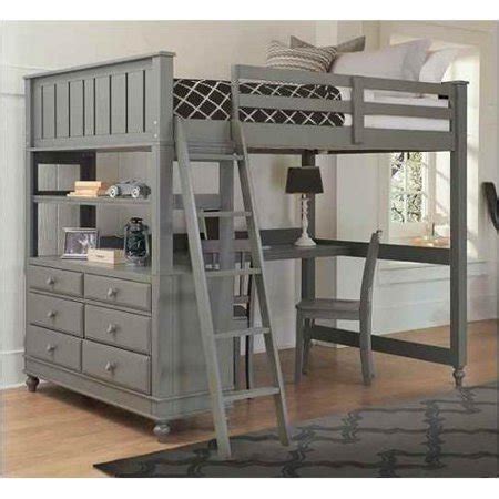 This is a great idea as it really does make excellent use of limited. Full Loft Bed with Desk (Stone) - Walmart.com