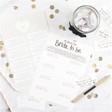 Bride To Be Hen Party Game By Tandem Green